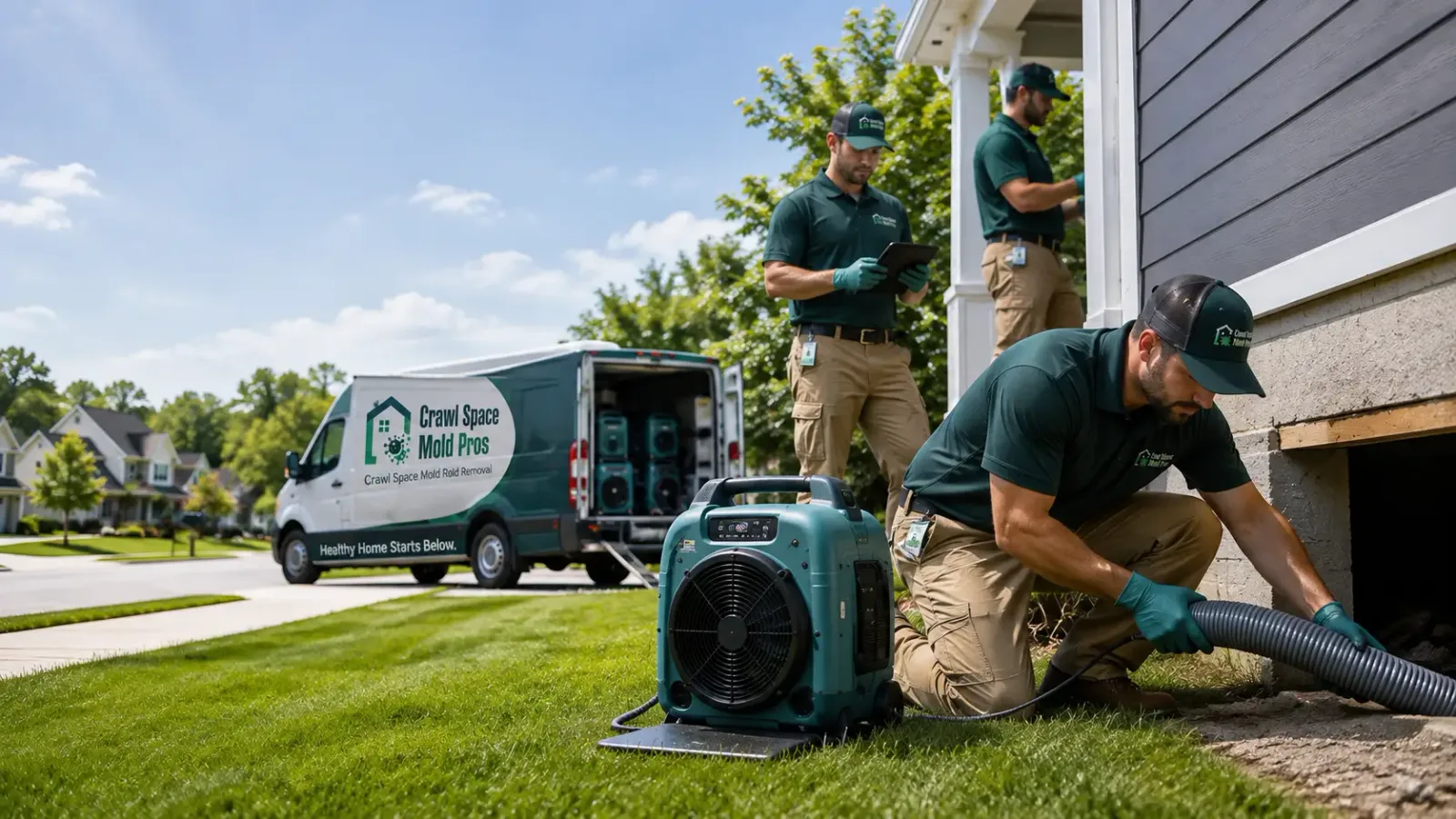 Crawl Space Mold Removal in Lake Mills, WI